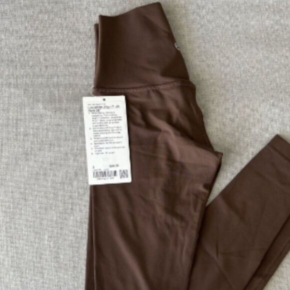 lululemon athletica Pants - LULULEMON align PANT LEGGINGS JAVA COFFEE BROWN POCKETS SIZE 4 25" PERFECT NWT